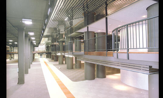 Barbican Exhibition Halls, Photo by Peter Bloomfield