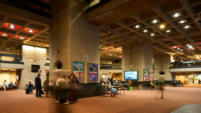 Barbican Centre Foyer (A7409690_Web Res) CREDIT Photo by Dion Barrett