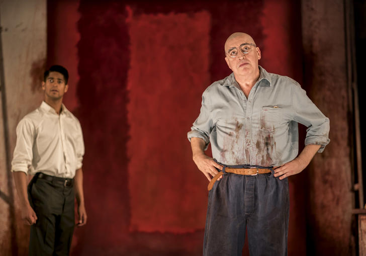 Alfred Molina and Alfred Enoch in Red. Photo by Johan Persson