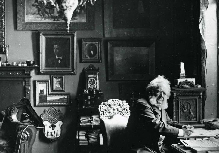 Ibsen in his study