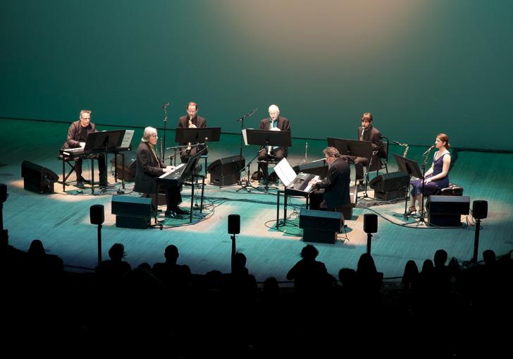 Philip Glass Ensemble on Stage