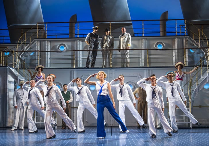 A still from the Barbican's production of Anything Goes