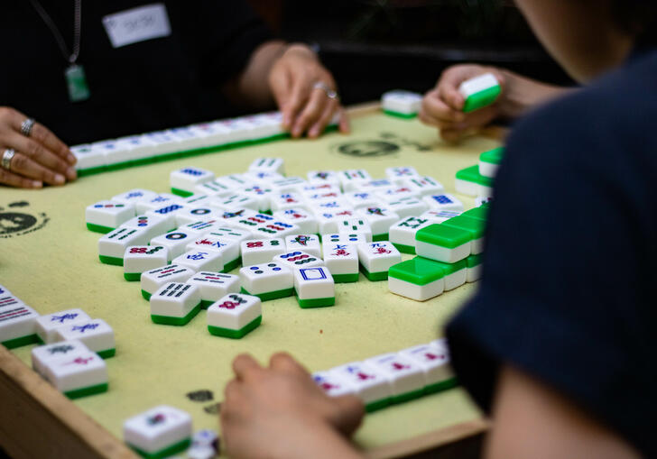 Mahjong game night