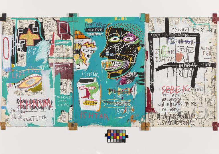 Painting by Jean Michel Basquiat Ishtar