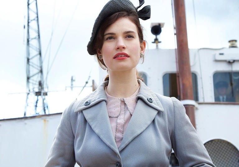 A still from The Guernsey Literary and Potato Peel Society