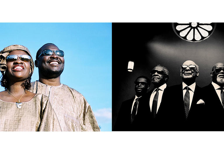 photo of Amadou & Mariam with the Blind Boys of Alabama