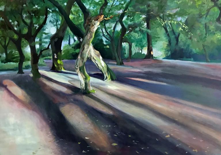 A painting of Epping Forest by Alison Chaplin