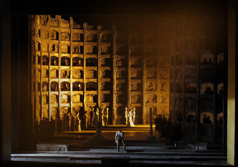 A scene from Don Carlos at the Met Opera New York