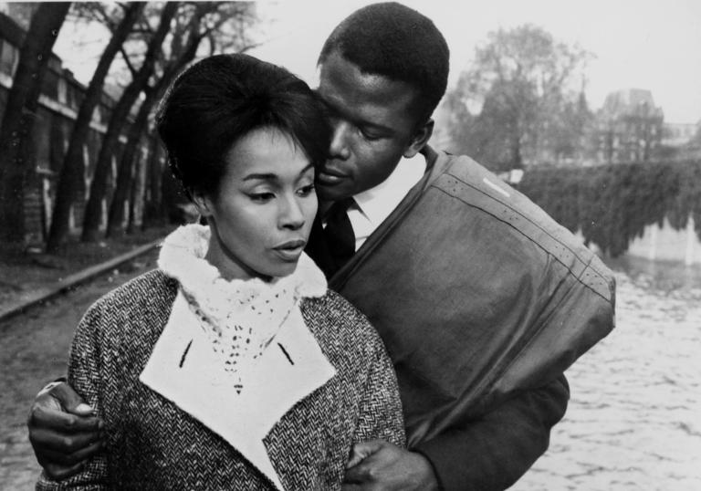 Sidney Poitier and Diahann Carroll in Paris Blues