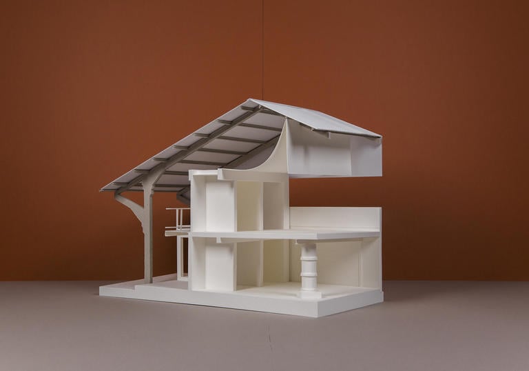 An image of a model house designed by Clancy Moore Architects 