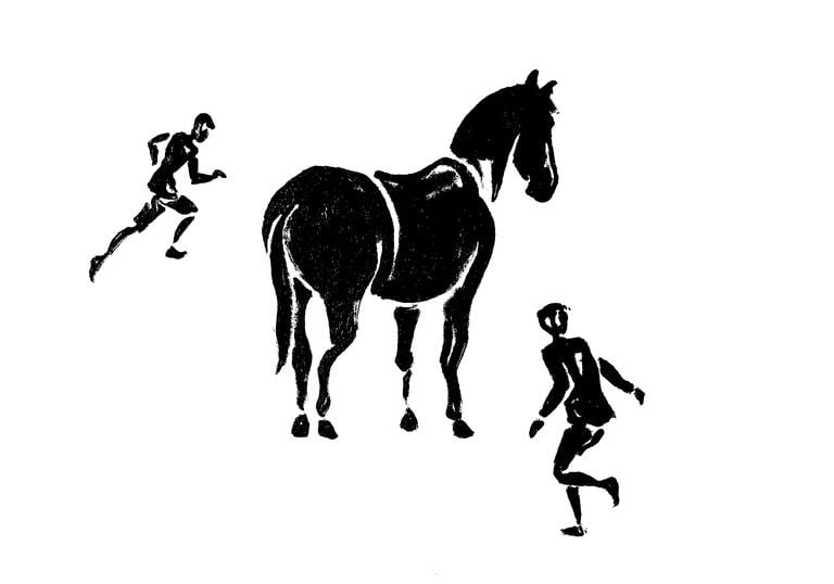 black and white pictogram