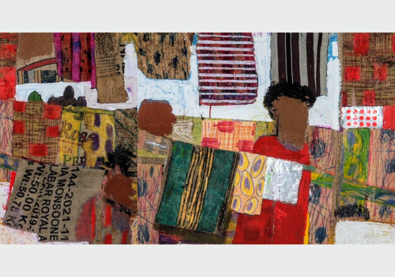 An example of work by the artist Olayanju Dada