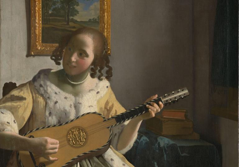 A still of The Guitar Player by Vermeer