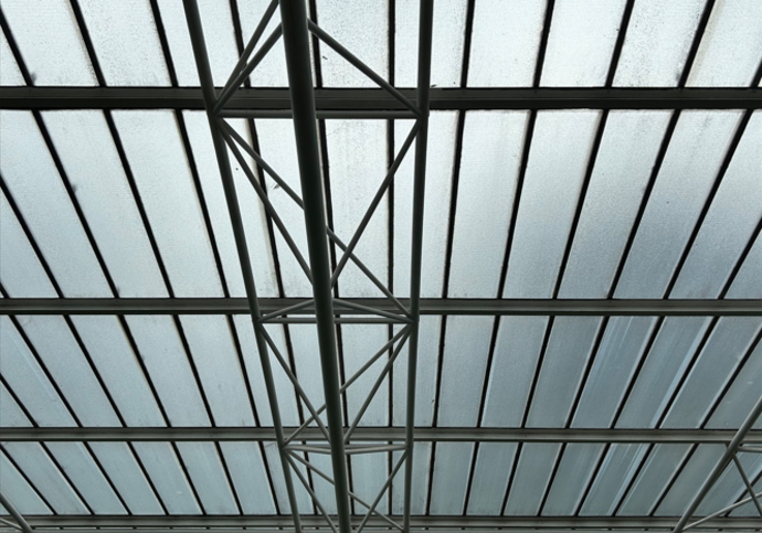 A view of the Conservatory roof