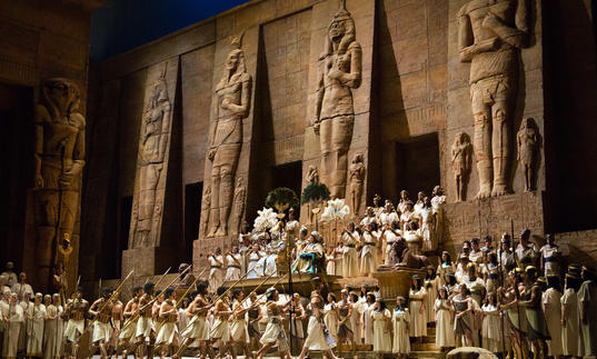 From Met Opera's Aida