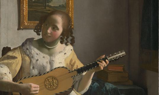 A still of The Guitar Player by Vermeer